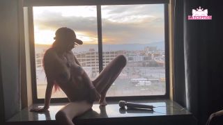online porn video 45 hairy armpit fetish KatSaysMeow – Masturbating in Front of Hotel Window, kink on fetish porn-1