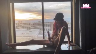 online porn video 45 hairy armpit fetish KatSaysMeow – Masturbating in Front of Hotel Window, kink on fetish porn-7