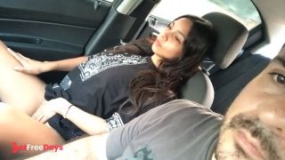 I masturbate in front of an Uber driver using dildos.-4