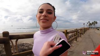 Aria Valencia Bang! Real Teens with in Flashes Her Rock Hard Nipples In Public - Teen-0