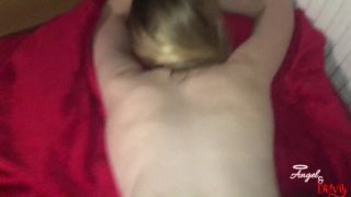 AMAZING CLOSE UP BLOWJOB Ends with Hot Fuck & CREAMPIE｜Angel And Devil - teens - blowjob porn -0