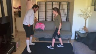 online clip 25 Beastcage Ballbusting - The guy checks his balls to see how strong they are on fetish porn barefoot crush fetish-1