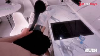 POV Played a prank on my stepsister and fucked her in the mouth and pussy-8