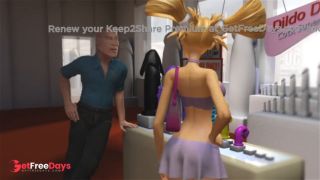 [GetFreeDays.com] 3DGSPOT - Hot Blonde Gets Her Throat Fucked By A Big Cock While Shopping A Dildo 3D ANIMATION Porn Clip November 2022-2