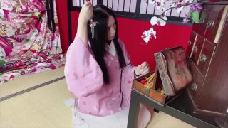 台 灣 Japanese ancient tradition lonely virgin girl fuck with servant！-1