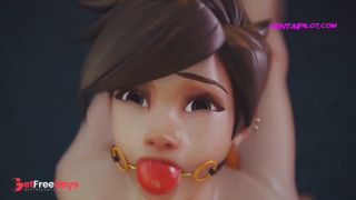 [GetFreeDays.com] TRACER Punished By Brigitte - Hot Domina And Slave 3D Animation Porn Stream November 2022-6