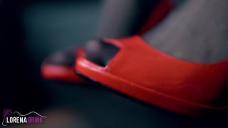 foot 3855 - kissing - lesbian girls tall woman femdom-0