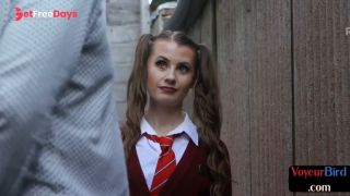 [GetFreeDays.com] British collegeuniform voyeur teases guy who jerks outdoor Porn Leak April 2023-1