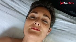 Slaps tits, ass, pussy, speculum squirt and Milk in pussy-5