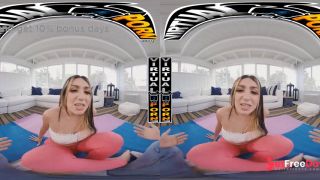 VIRTUAL PORN - Violet Gems Gets Distracted While Doing Yoga By Her Horny Step Brother Peter-1