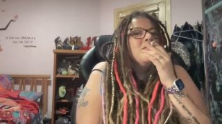 Smoking 420 PT.II- Missile Alert GFE  BBW POV Edging, Eye Contact, Goon Bait During Real Siren Attack PT. II-1