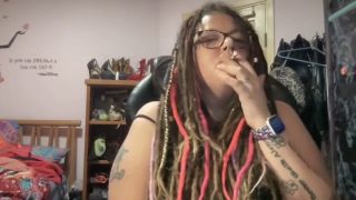 Smoking 420 PT.II- Missile Alert GFE  BBW POV Edging, Eye Contact, Goon Bait During Real Siren Attack PT. II-2