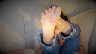 free porn clip 3 Princess Violette - In-Chastity Foot JOI, blonde feet fetish on feet porn -0