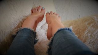 free porn clip 3 Princess Violette - In-Chastity Foot JOI, blonde feet fetish on feet porn -7