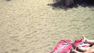 xxx video 38 femdom secretary Woman fucked doggy and sucking cock in the beach, nudist beach on fetish porn-3