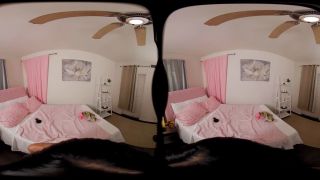 Masturbation Porn FORBVR - You Caught Your Nerdy Stepdaughter Masturbating And She Asks You To Finish The Job-4