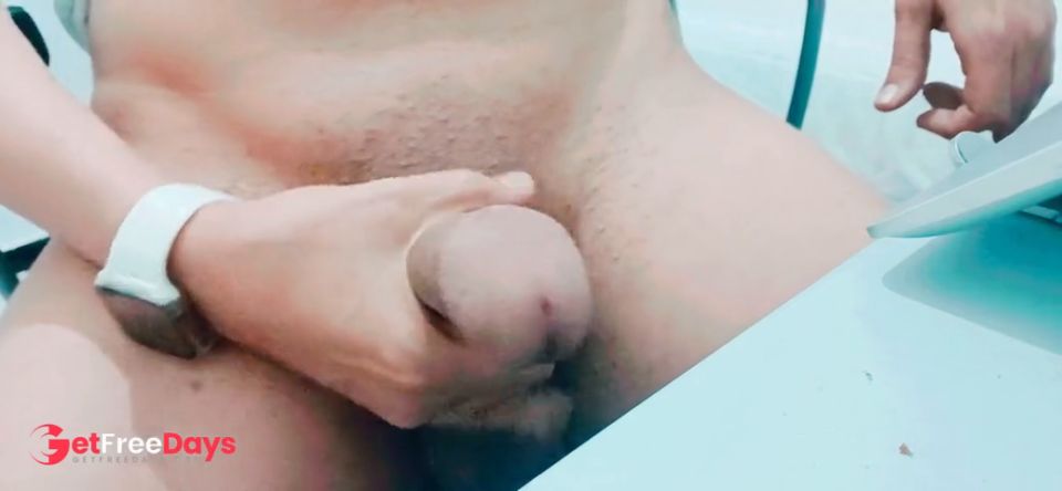 I Am a MonsterAutoeroticism at Work Masturbate Big Dick and Orgasm