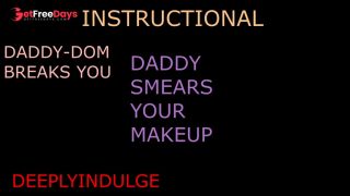 SMEARING YOUR MAKE UP INSTRUCTIONAL ASMR TO MAKE YOU A WEAK NEEDY PRINCESS-3