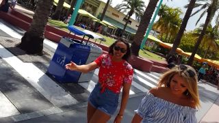 Candid vor babe in shorts blonde pawg thick-6