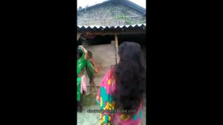 Indian women fights with boob  slip-9