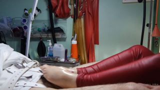 Mistress Inka - Condom Foot Wank - Footjob-2