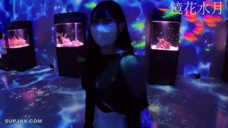 First aquarium date with 18-year-old black-haired beauty Shiori-chan! - FullHD1080p-0