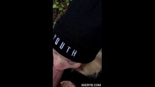 Blowjob Extreme sex in the forest. Fucked a dirty slut in leggings. POV-4