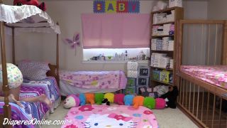 DiaperedonlineAlisha Alisha Cleaning in Thick Diaper-2