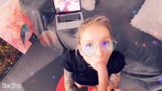 RedFox XXX - Blonde Fucked While Watching A Show Snapchat Sex  on pov very hot babes-4