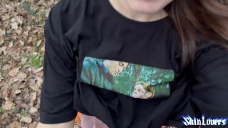 Nymphomaniac Asked To Fuck Her In The Woods. Public. POV-2