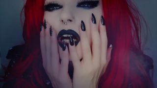 adult video clip 7 Empress Poison - BLACK MASS, leg fetish on pov -3