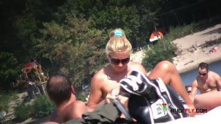 Voyeur at nude beach in spring time 3-2
