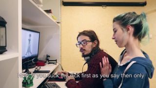 online video 26 MySchoolLif – Stepsister Seduces a Nerd to Copy his Physics Text FullHD 1080p, public femdom on femdom porn -1