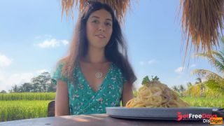 [GetFreeDays.com] Cumwalk in Public Cafe Eating Pasta Carbonara with Sperm on Face Adult Clip February 2023-2