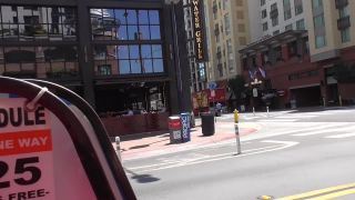 free online video 44  Shy Goth Exhibitionist Pedicab Sheer Top Tour, hidden camera on webcam-5