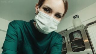 Mistress Euryale - Testicles Removal Surgery and Stitching on a Respirator - Femdom Pov.-3