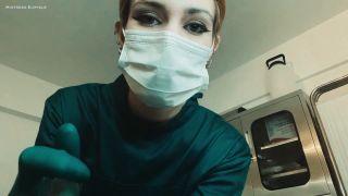 Mistress Euryale - Testicles Removal Surgery and Stitching on a Respirator - Femdom Pov.-9