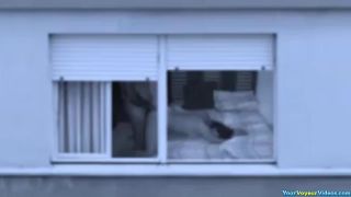 Mature couple fucking by the window Milf!-3