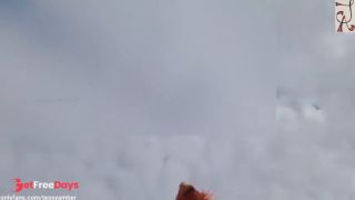 UPSKIRT No PANTIES No BRA in a SEETHROUGH Dress in PUBLIC-5