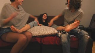 BeautifulGirlsTickledProductions - Evelyne is super ticklish III - Barefeet tickling Tickling!-3