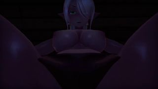 60Fps Hot Elf girl Face sitting and Boob Job 3D Hentai uncensored-6