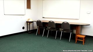 femdom bondage sex Real Spankings Institute – Kiki’s Classroom Behavior is Addressed by the Dean (Part 1), hand spanking on fetish porn-0