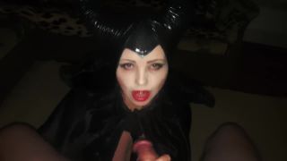 Yasmi_butt in Cosplay teen beauty sucks big dick and swallow cum in Halloween night Cosplay!-2