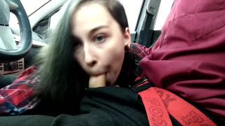 Laruna Mave025 Public Blowjob while Driving ¦ Random Hot Girl on the Road Roleplay Laruna Mave 1080p-0
