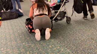 CandidCreeps Airport Legging See Thru Full-3