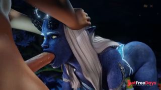 [GetFreeDays.com] The draenei girl wandered into a magical place so the knight could stretch her on his huge cock. 3D Adult Video July 2023-9