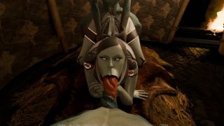 Verified Amateurs Lara Croft Spies On As 2 Reptilian Monsters Fuck Her Step Sister-9