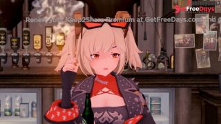 Burnice I kissed the bartender and she gave me a blowjob  ZZZ  Full and POV on patreon Fantasyking3-1