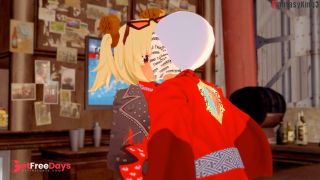 Burnice I kissed the bartender and she gave me a blowjob  ZZZ  Full and POV on patreon Fantasyking3-2