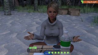 FemboyyGames - Lewd Island #5 - Sexy pictures of a stewardess on a laptop and a bella date!-5